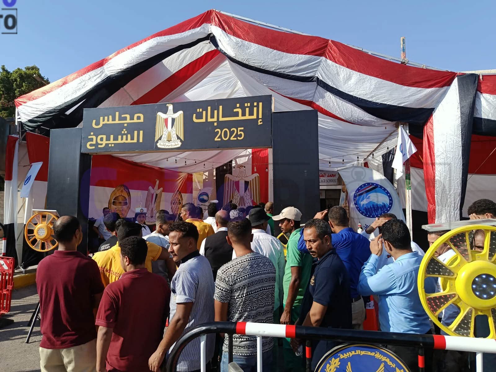 انتشار أمني مكثف لتأمين اللجان في اليوم الثاني لانتخابات الشيوخ