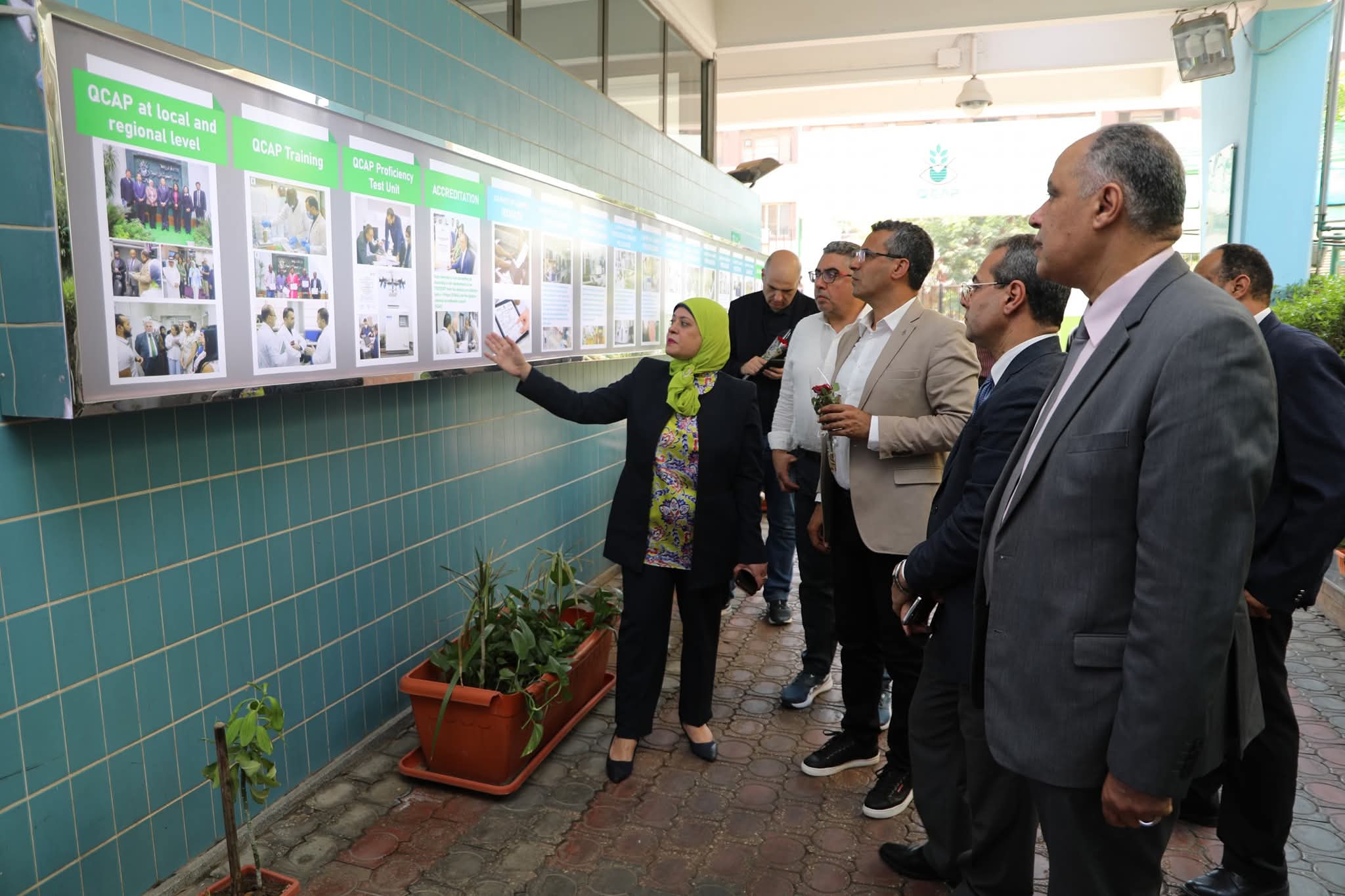 رئيس "البحوث الزراعية" يستقبل وزير الزراعة اللبناني في مستهل زيارته للمعاهد والمعامل المركزية التابعة لمركز البحوث الزراعية