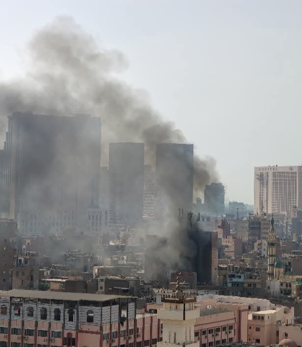 تضرر 21 باكيه بحريق سوق الترجمان خلف شارع الصحافة