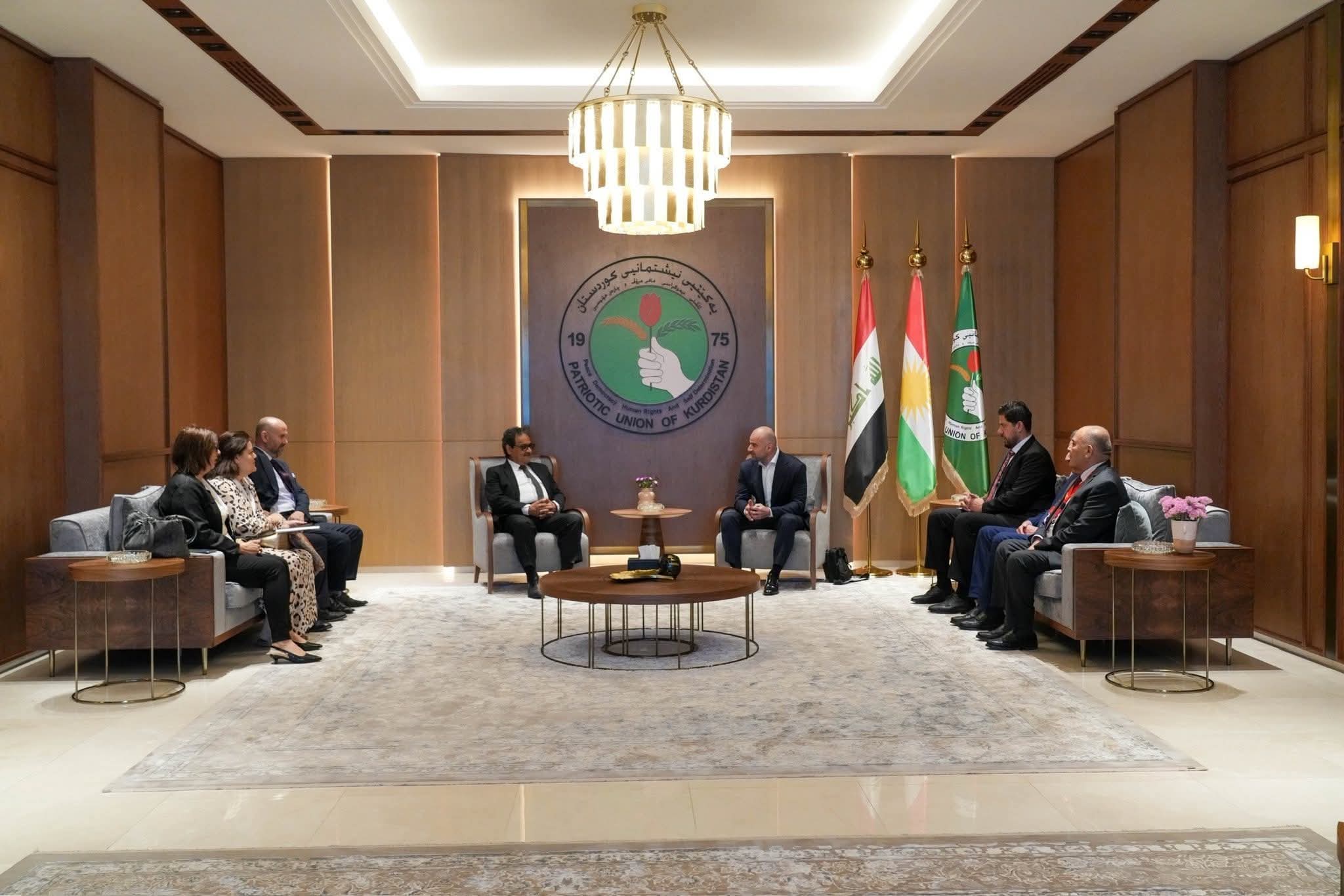 فريد زهران يلتقي بافل طالباني في السليمانية لتعزيز التعاون وتبادل رئاسة التحالف الديمقراطي الاجتماعي