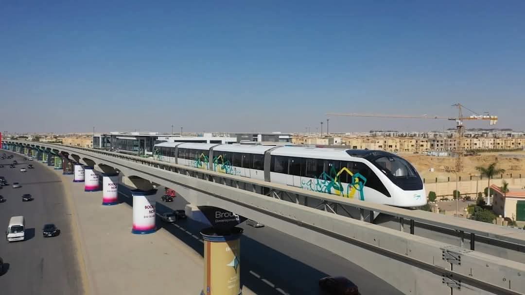 النقل :استمرار التشغيل التجريبي لمونوريل شرق النيل بدون ركاب