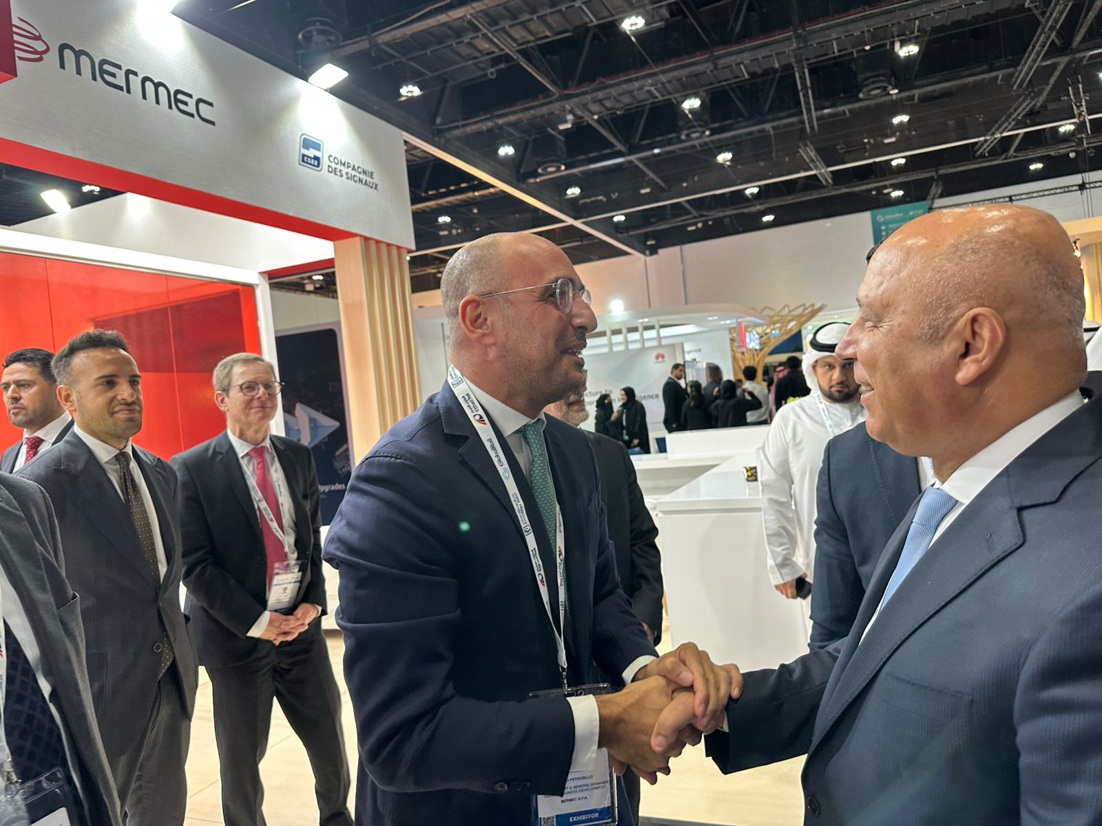 وزير الصناعة والنقل يشارك في افتتاح  المعرض والمؤتمر العالمي للسكك الحديدية والنقل والبنية التحتية "