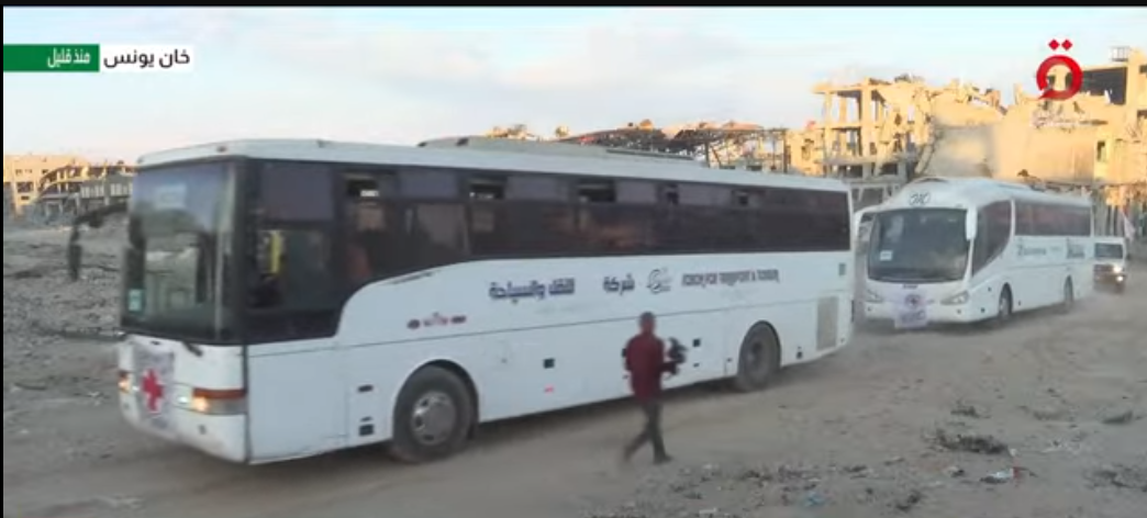 تحرك الصليب الأحمر لنقل الأسرى الفلسطينيين إلى غزة