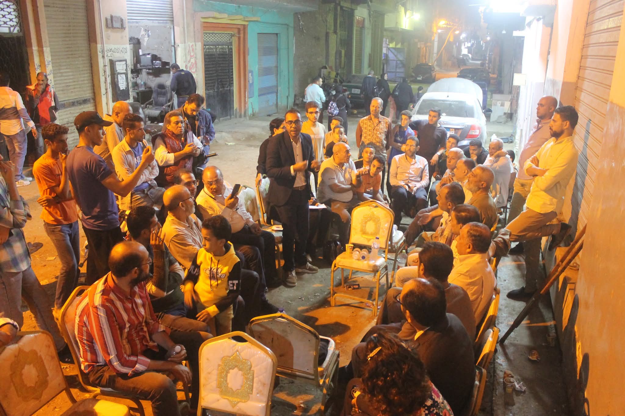 المرشحان محمد نبيل وإيريني وديع يلتقيان أهالي العمرانية والطالبية لبحث مشاكل المنطقة ومقترحات الحلول