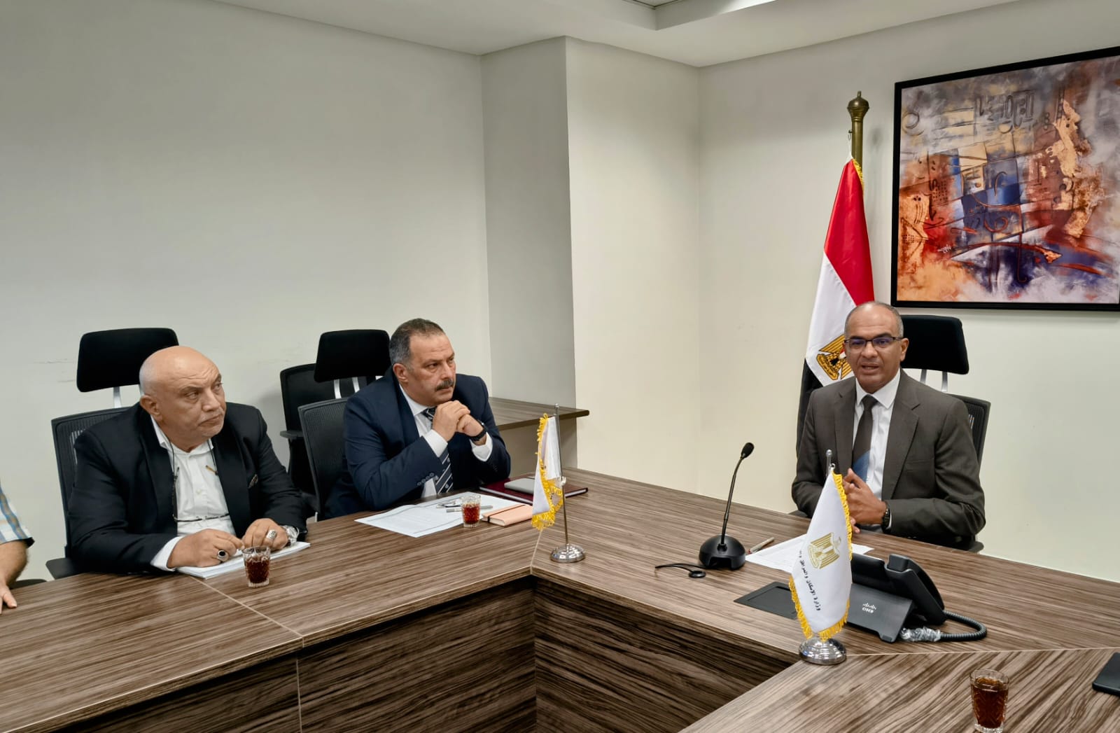 نائب وزير الإسكان يُتابع موقف مشروعات الصرف الصحى ضمن "مشروع الصرف الصحى المتكامل" بمحافظة الاقصر