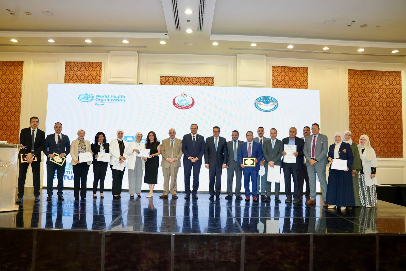 الهيئة العامة للاعتماد والرقابة الصحية بالتعاون مع وزارة الصحة والسكان ومنظمة الصحة العالمية تطلق مؤتمر “سلامة المرضى منذ البداية”