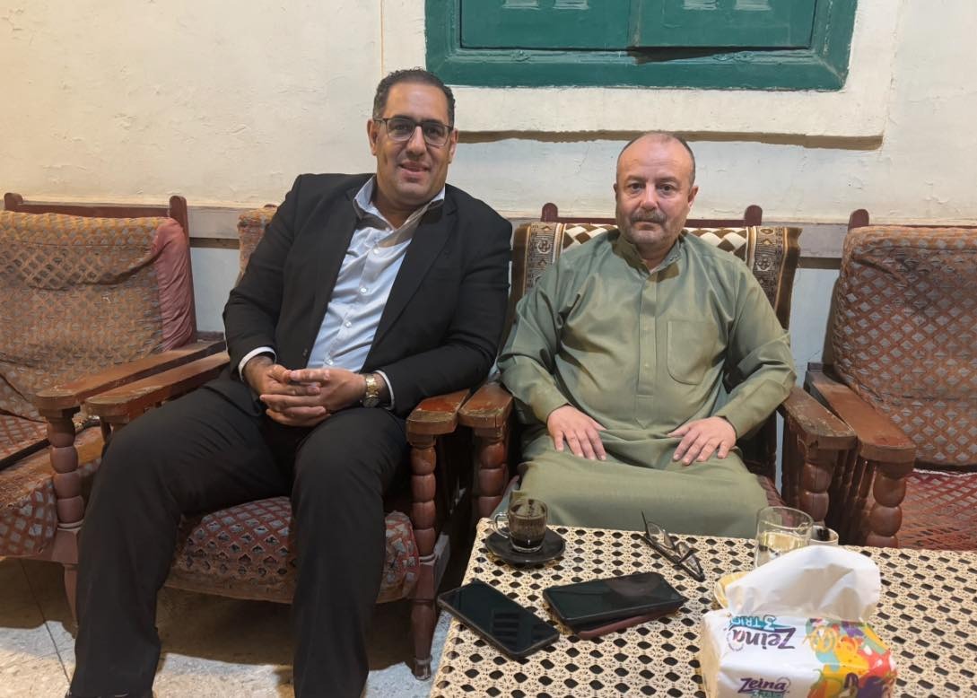 المرشح أحمد عبد ربه البرعي يلتقي المستشار منصور بك بريك في حوار ثري حول القضايا الوطنية والمجتمعية
