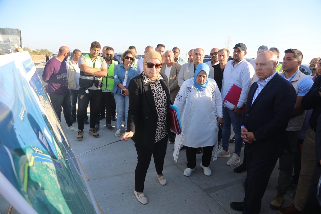 وزير الصناعة والنقل يتفقد مشروعات تطوير الطريق الدولي الساحلي وانشاء طريق حر شرق الرياح التوفيقي واستكمال تطوير رافد جمصة