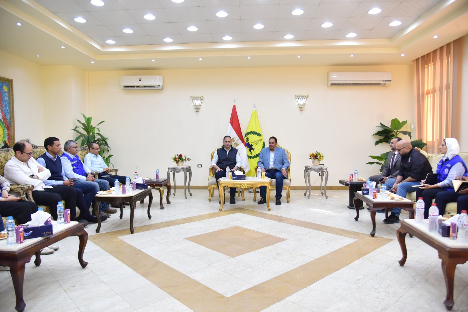 نائب وزير الصحة يعقد اجتماعا مع نائب محافظ شمال سيناء لبحث احتياجات المنظومة الصحية بالمحافظة
