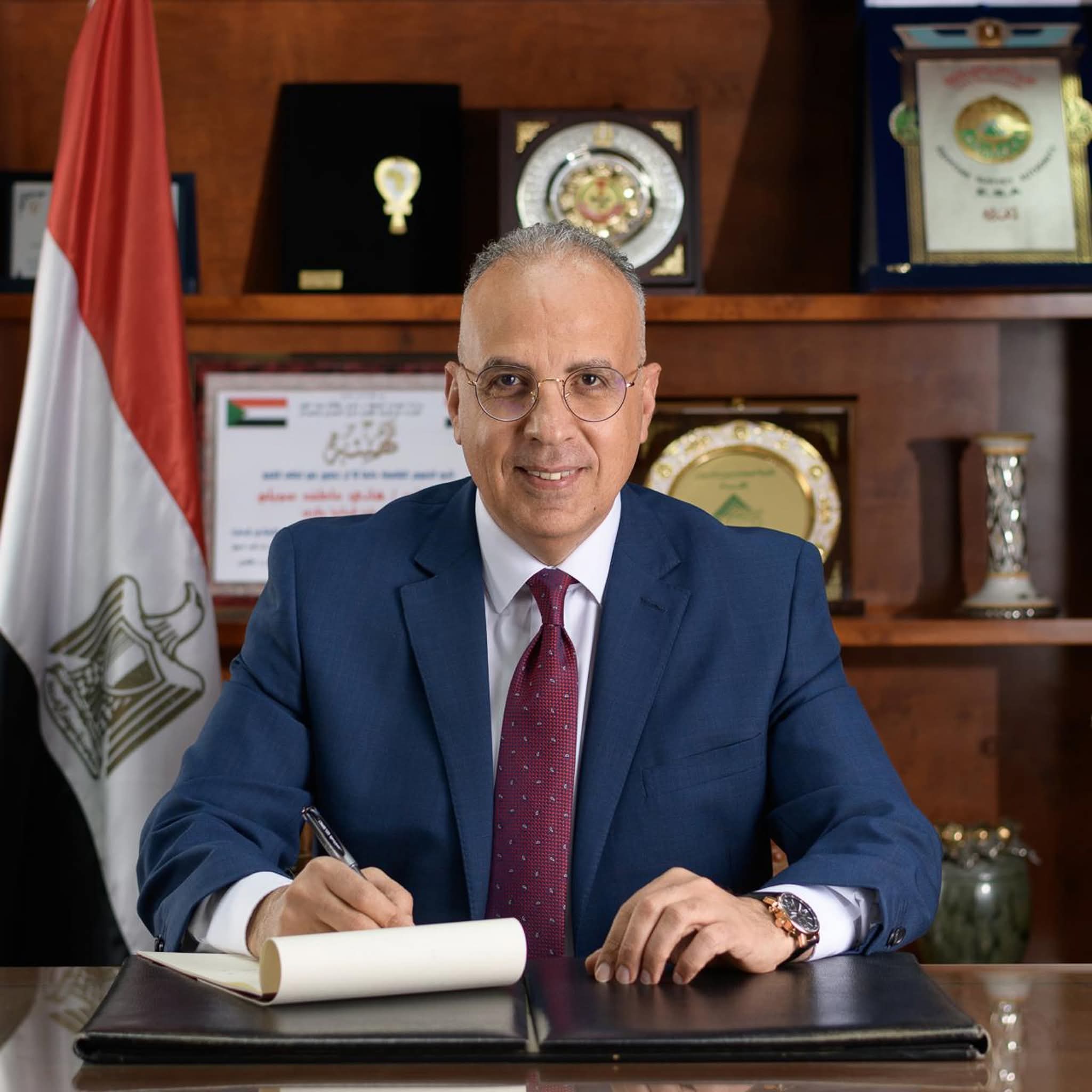 الدكتور سويلم يتابع موقف الأنشطة التدريبية بمركز التدريب الإقليمي للموارد المائية والري  والمركز الإفريقي للمياه والتكيف المناخي  (PACWA)