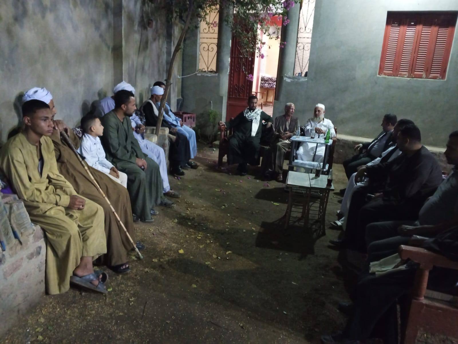 بسام حماد يشكر أهالي كوم أسفحت ويواصل جولاته الانتخابية في دائرة أبوتيج وصدفا والغنايم