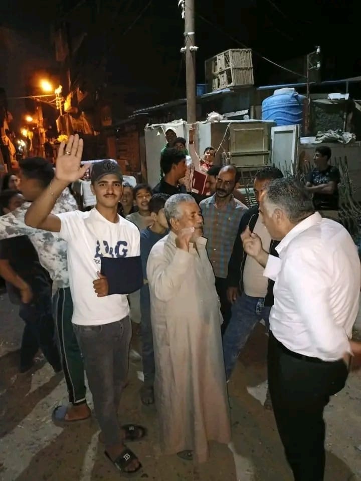 جولة ميدانية ناجحة للنائب محمد العتماني وسط ترحيب أهالي المطرية