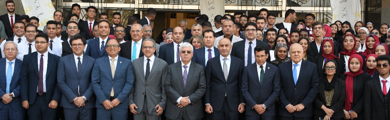 نخبة من الوزراء يشاركون في احتفالية تكريم الدكتور خالد العناني لفوزه بمنصب اليونسكو فى احتفالية بجامعة حلوان