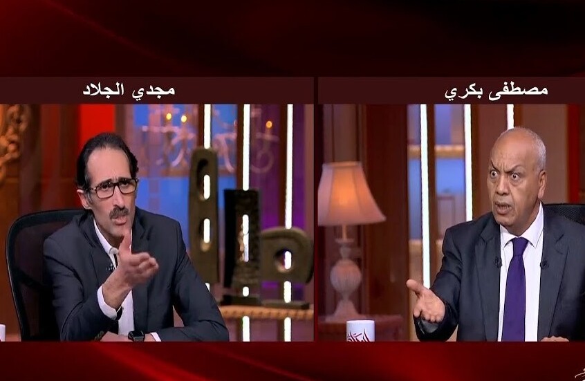 على الهواء.. مشادة كلامية  بين مجدي الجلاد ومصطفى بكري تشعل التلفزيون