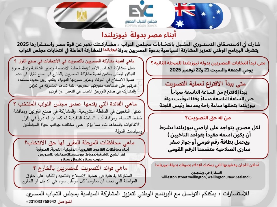 "البرنامج الوطني لتعزيز المشاركة السياسية يواصل جهوده لدعم مشاركة المصريين بالخارج في المرحلة الثانية من انتخابات مجلس النواب 2025"