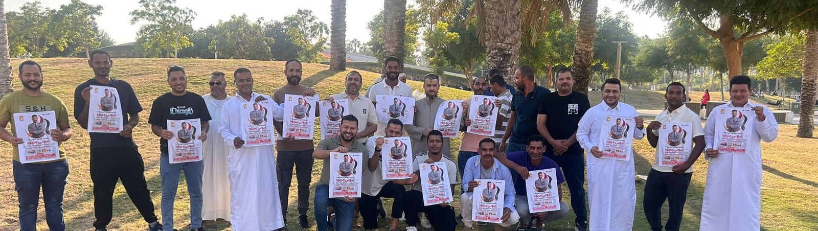 إقبال المصريين في قطر لدعم عوني عربود في أول أيام التصويت بالخارج