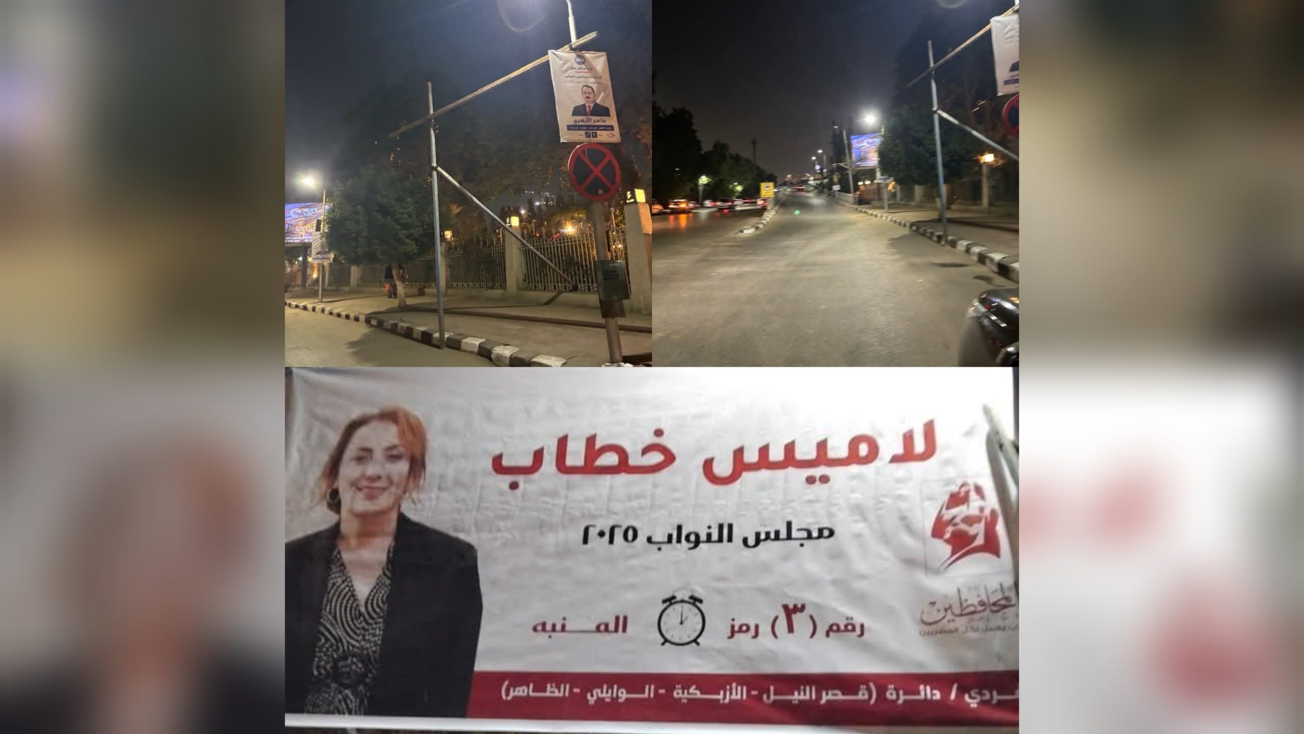 مرشحة مجلس النواب لاميس خطاب تتقدم ببلاغ بعد تمزيق إعلاناتها الانتخابية   