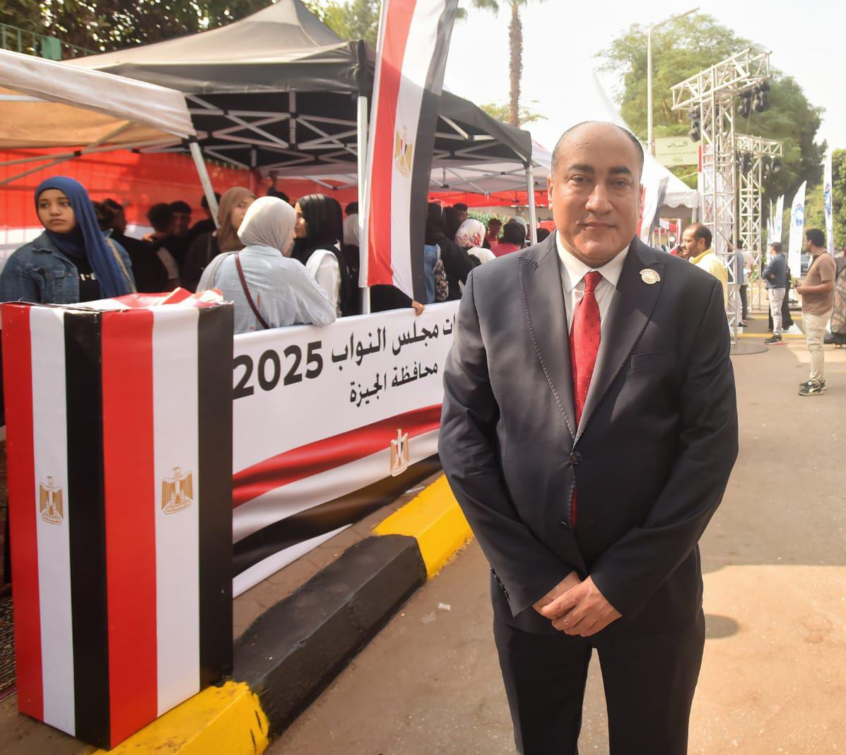 بالصور| عقب التصويت في انتخابات النواب النائب عمرو رشاد عضو الشيوخ : المشاركة حق دستوري وواجب وطني ورسالة دعم للدولة ومسارها الديمقراطي
