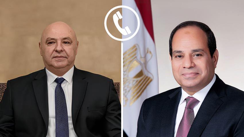 الرئيس السيسى يهنئ جوزاف عون بمناسبة الذكرى الثانية والثمانين لاستقلال لبنان