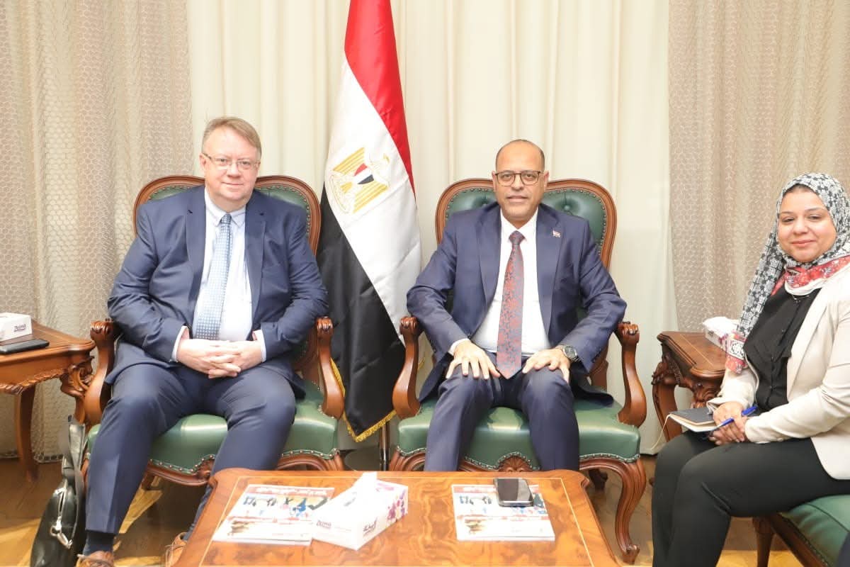 وزير العمل يستقبل مدير مكتب منظمة العمل الدولية بالقاهرة لبحث تفعيل التعاون في الملفات المشتركة 