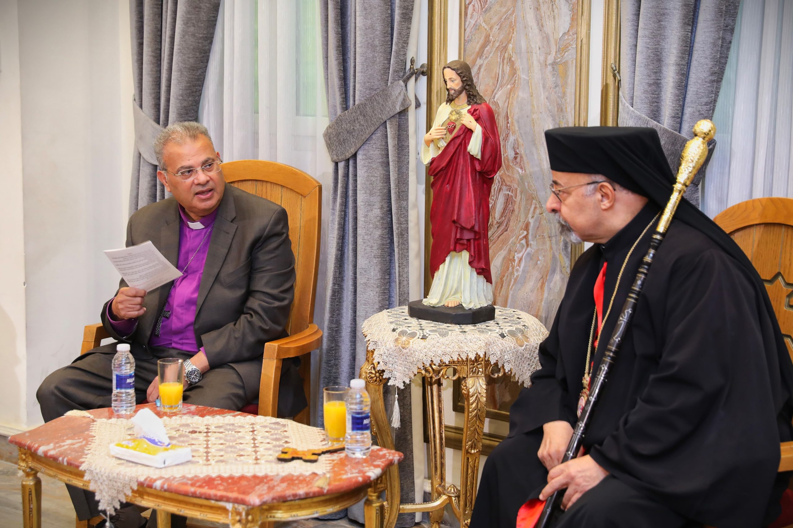 رئيس الطائفة الإنجيلية يهنئ بطريرك الأقباط الكاثوليك بعيد الميلاد المجيد