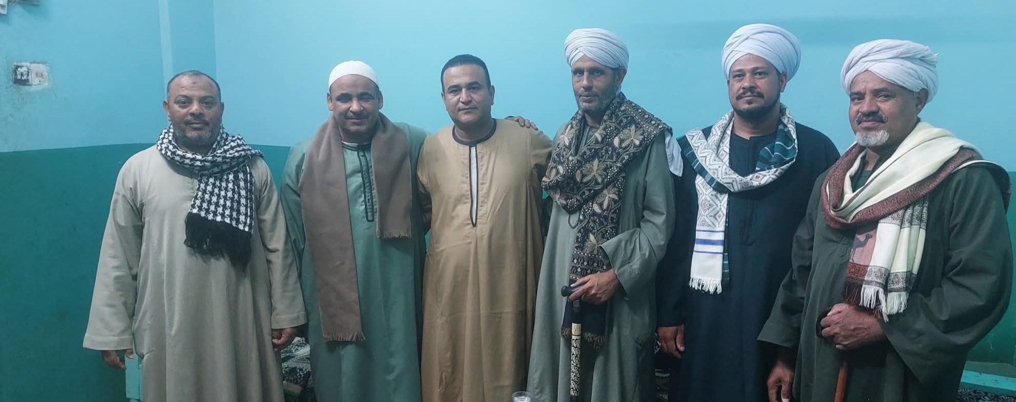رائف عبد الفتاح يستقبل الشيخ زين العابدين وأبناء الساحة الفراجية في لقاء روحي مميز