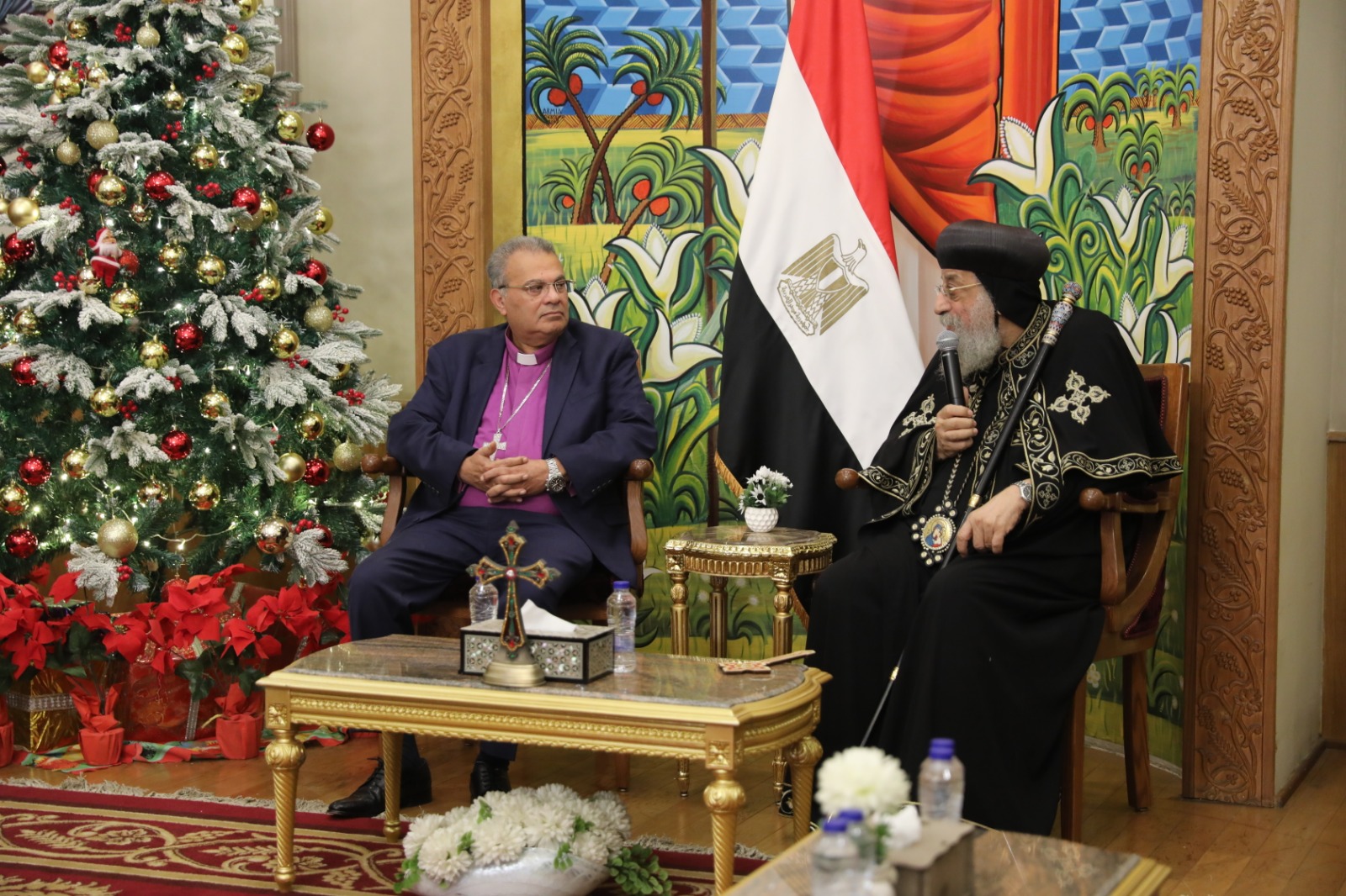 رئيس الطائفة الإنجيلية يهنئ البابا تواضروس الثاني بعيد الميلاد المجيد