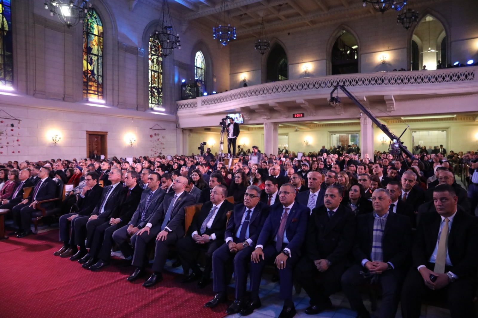 الطائفة الإنجيلية بمصر تحتفل بعيد الميلاد المجيد بقصر الدوبارة