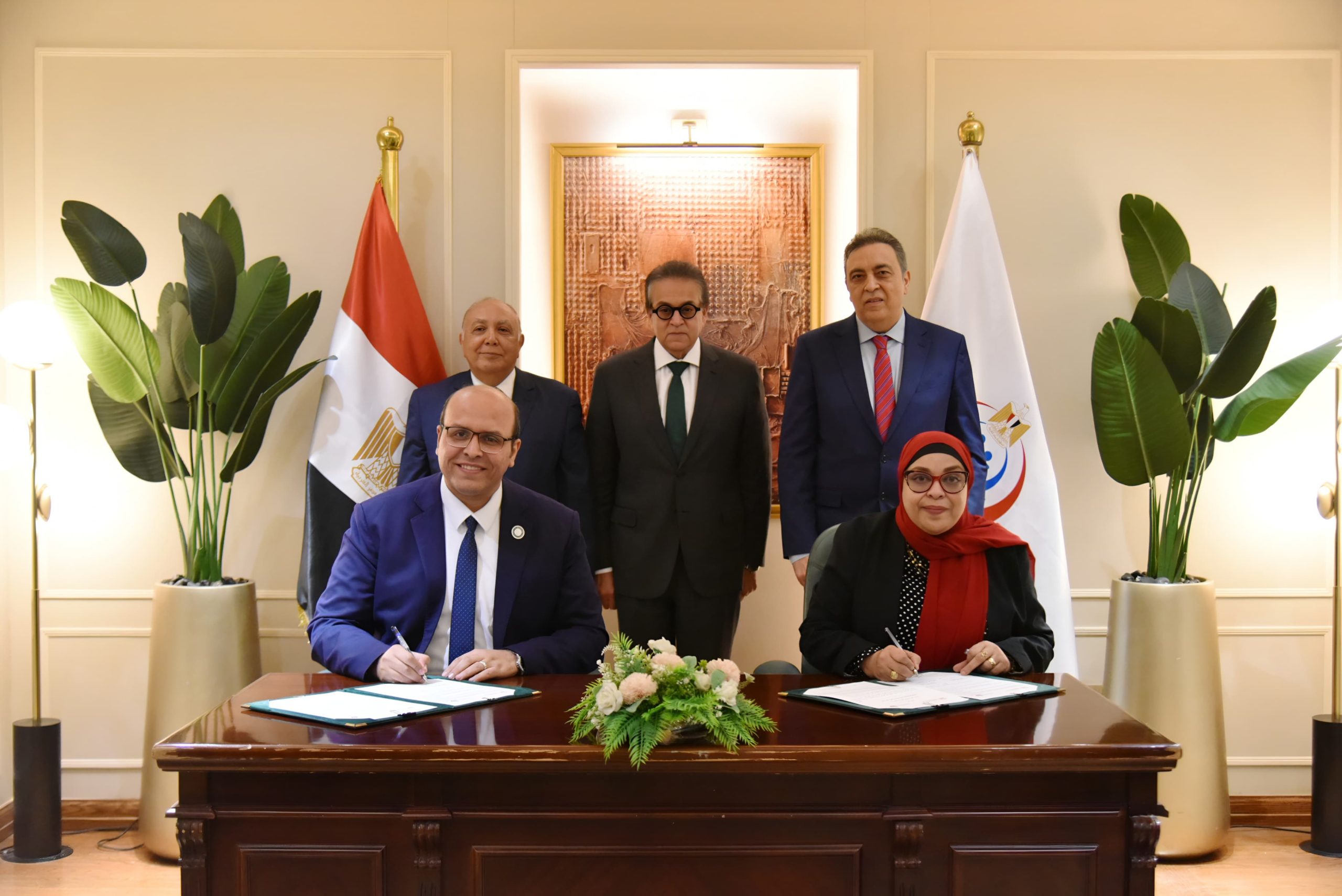 توقيع مذكرة تفاهم بين وزارة الصحة والسكان وجامعة أكتوبر للعلوم الحديثة والآداب