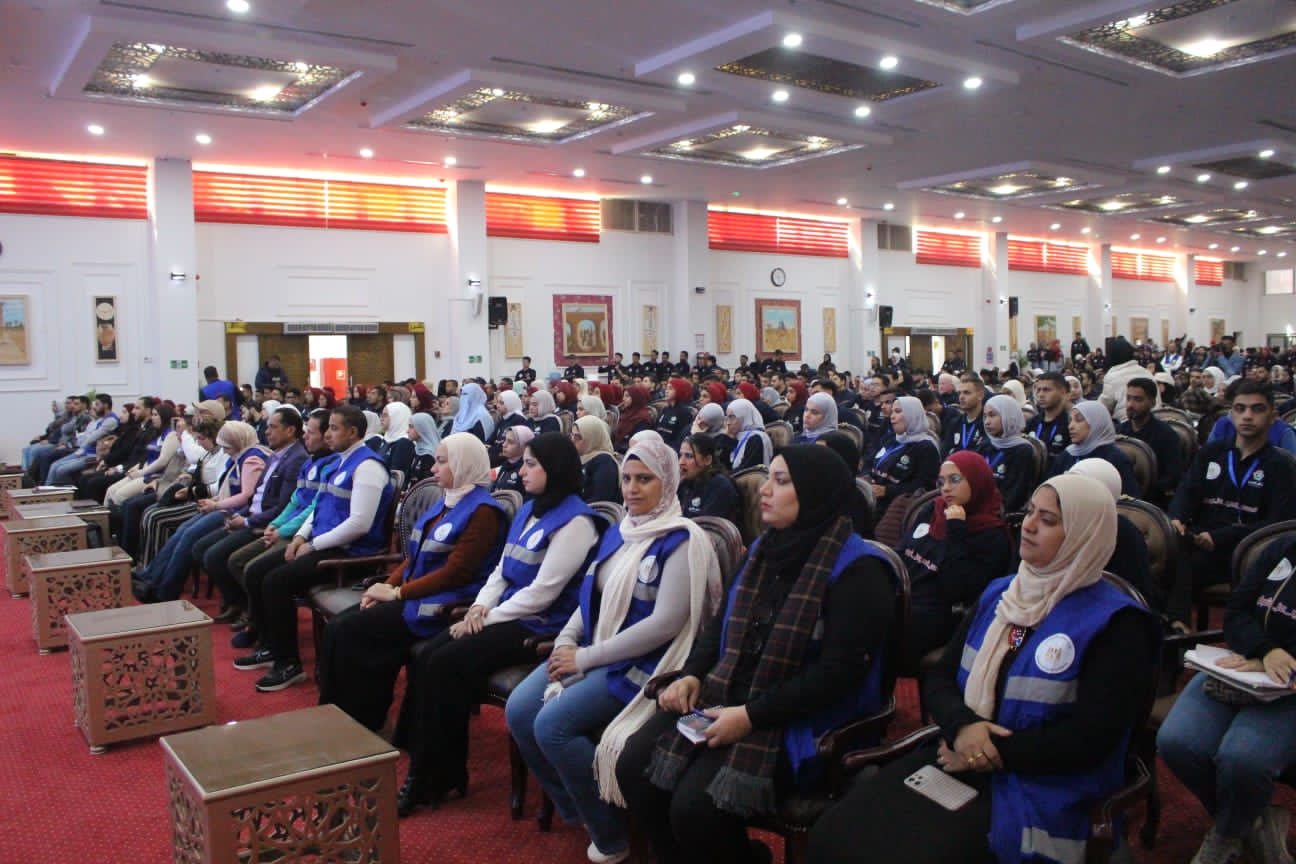 التضامن تشارك فى اللقاء الثاني للمتطوعين للعام الثاني على التوالي بجامعة الوادي الجديد