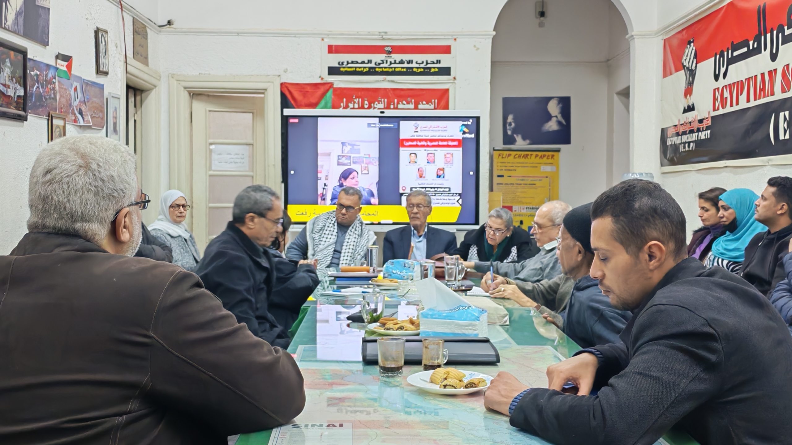 الحزب الاشتراكي المصري يناقش دور الطبقة العاملة في دعم القضية الفلسطينية عبر كتاب للباحث خليل رزق