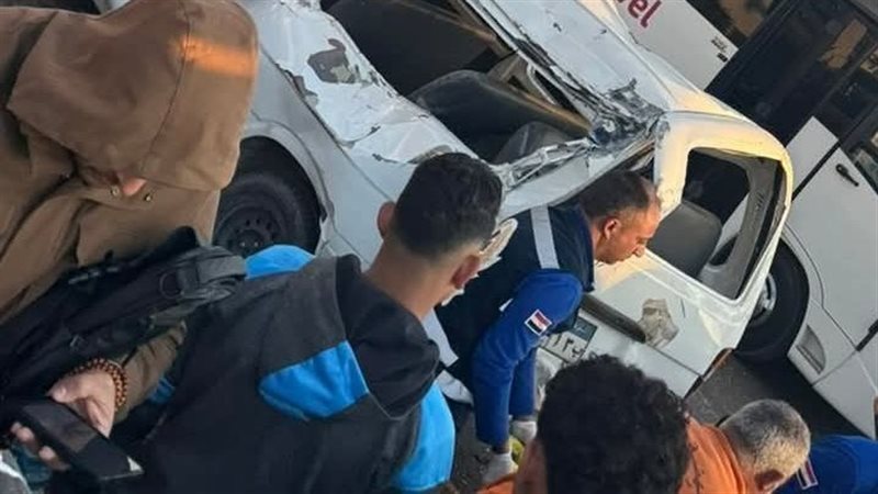 مصرع شخصين وإصابة 17 آخرين في حوادث مرورية بالجيزة