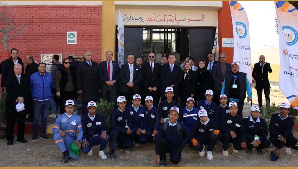 جاسكو وايثيدكو تساهمان في تأسيس قسم جديد بمدرسة العامرية الثانوية الصناعية