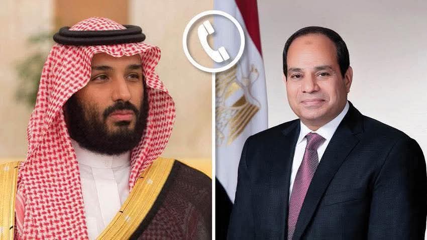 السيسي يتضامن مع السعودية بعد الاعتداء الإيراني ويؤكد على الحلول الدبلوماسية