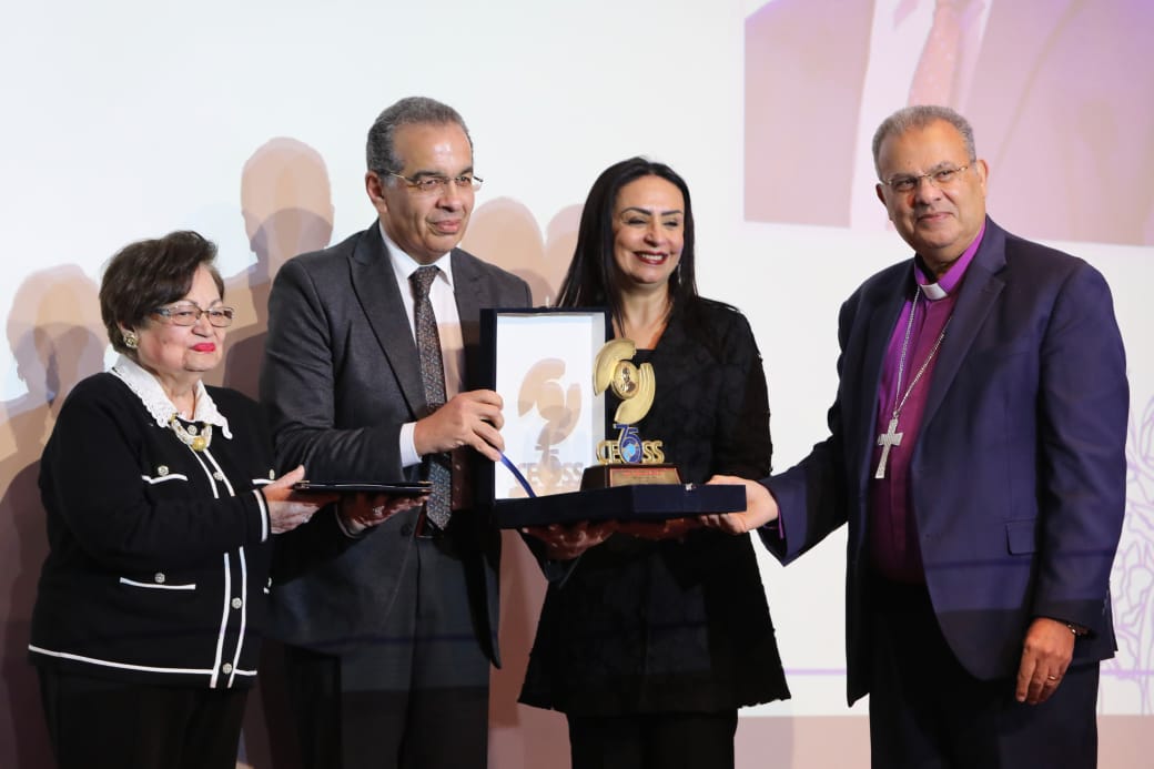 الهيئة القبطية الإنجيلية للخدمات الاجتماعية تحتفي بوزيرة التضامن في حفل اليوبيل الفضي لجائزة صموئيل حبيب للتميز في العمل الاجتماعي التطوعي