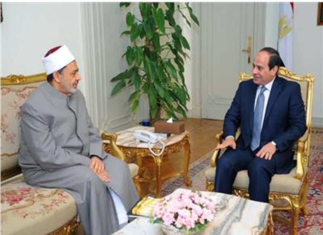 الرئيس السيسي يطمئن على صحة شيخ الأزهر.. والطيب يعرب عن شكره لهذه اللفتة الكريمة
