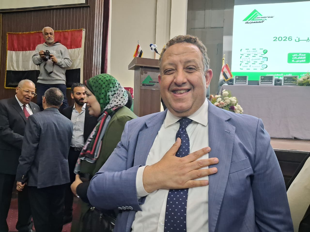 فوز محمد عبد الغني بمنصب نقيب المهندسين بعد جولة الإعادة