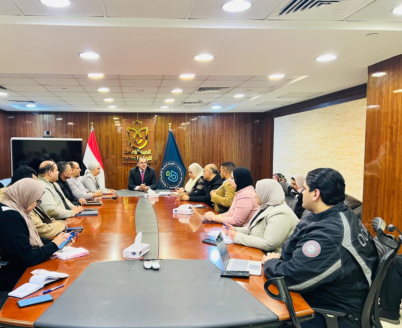 هيئة الرعاية الصحية تؤكد تفعيل غرف الأزمات والطوارئ المركزية والفرعية بمحافظات التأمين الصحي الشامل لمتابعة تداعيات التقلبات الجوية يومي 25 و26 مارس