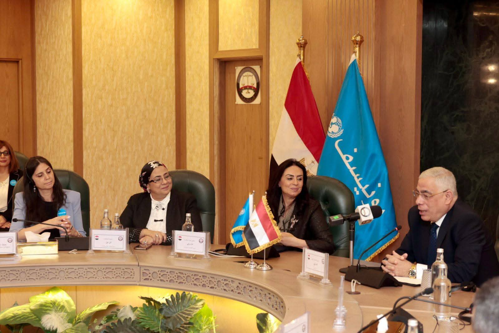 وزيرة التضامن الاجتماعي تشهد افتتاح "الغرف الصديقة للطفل" بمقر مكتب النائب العام
