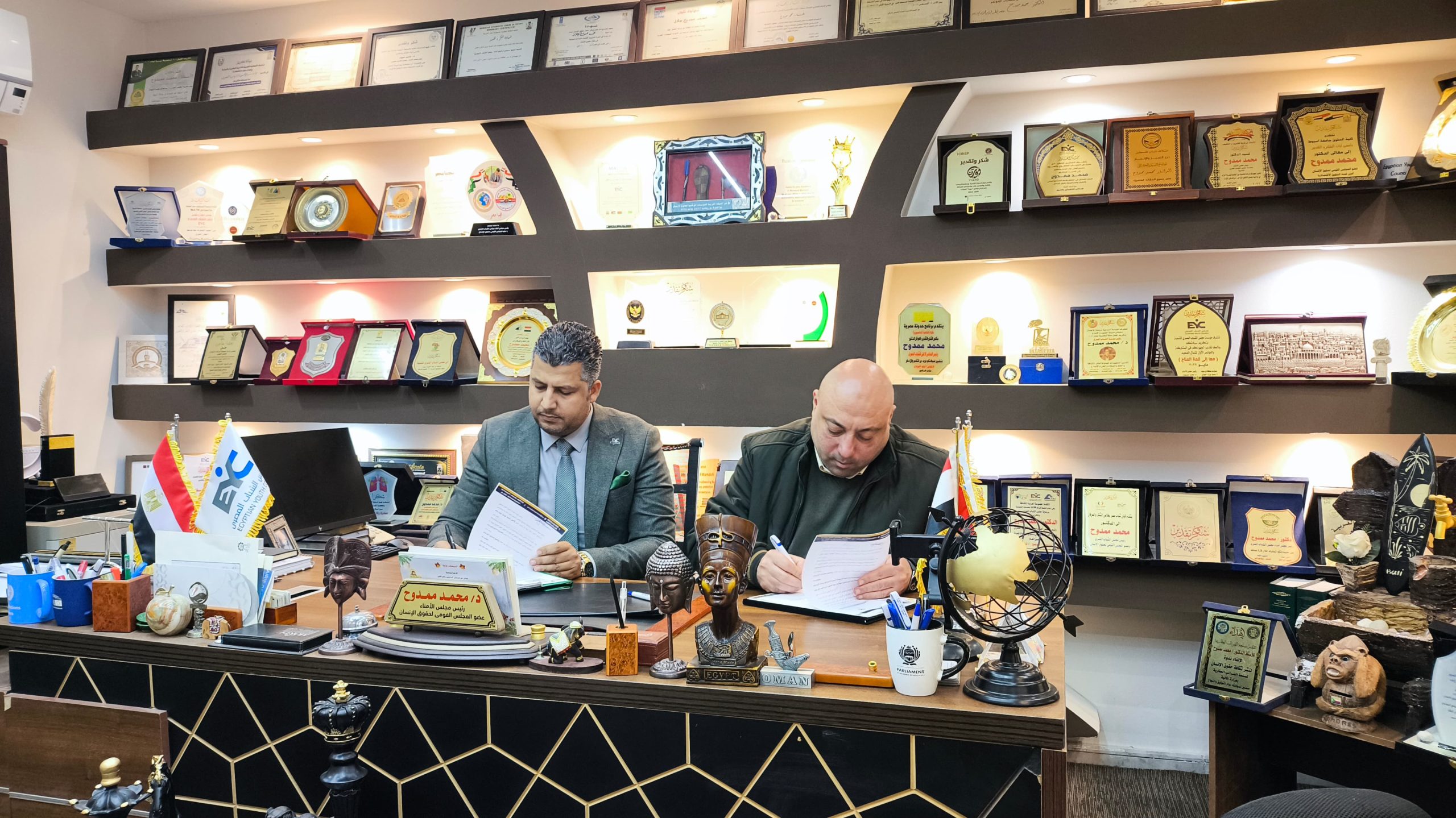 شراكة استراتيجية بين مجلس الشباب المصري ومؤسسة تمكين الفلسطينية لتعزيز قدرات الشباب ودعم التنمية المستدامة إقليميًا