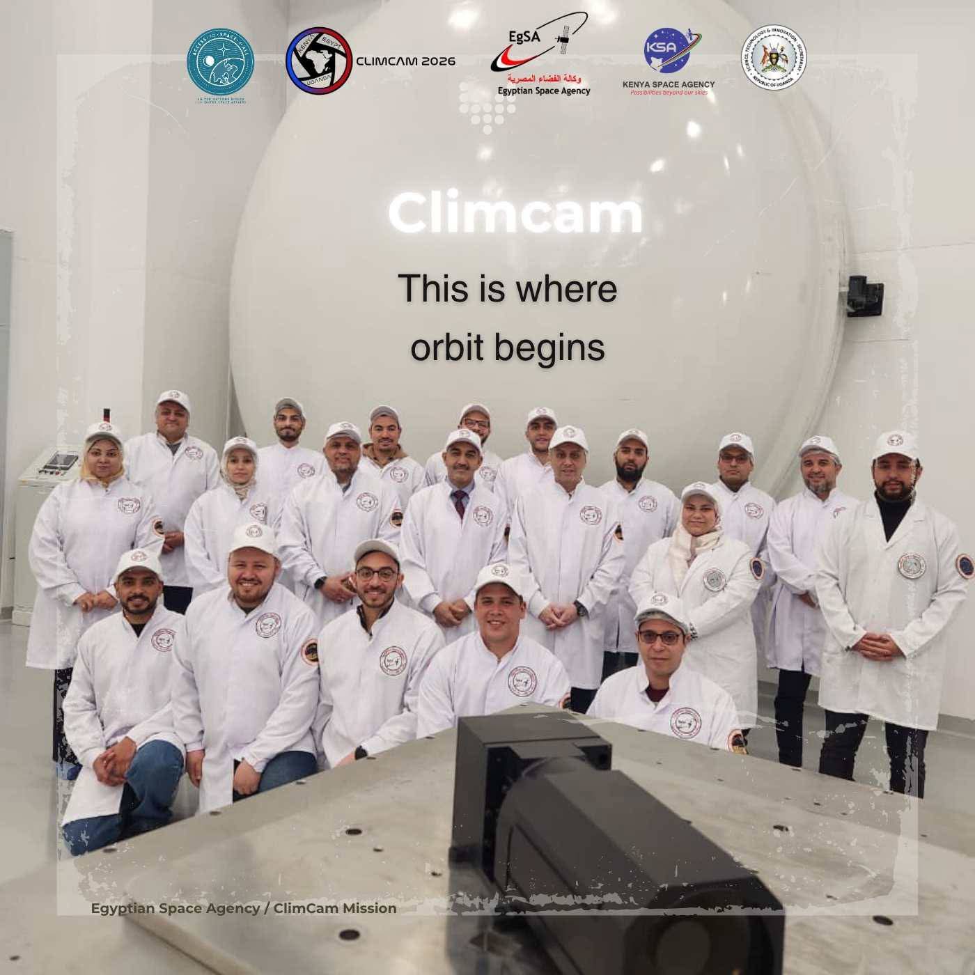 وكالة الفضاء المصرية تعلن نجاح إطلاق الكاميرا الفضائية ClimCam على متن محطة الفضاء الدولية