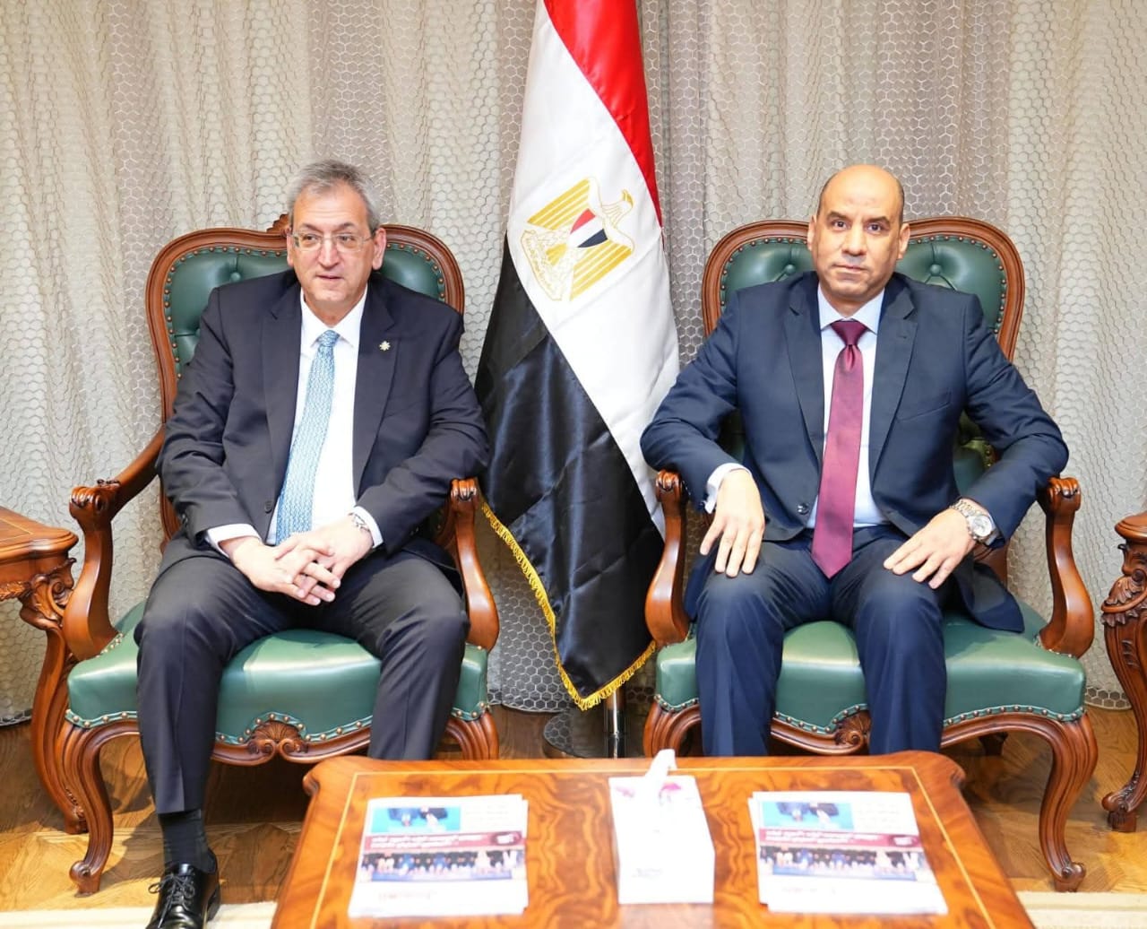 وزير العمل بحث مع نظيره القبرصي تفعيل مذكرة تفاهم تنقل الأيدي العاملة