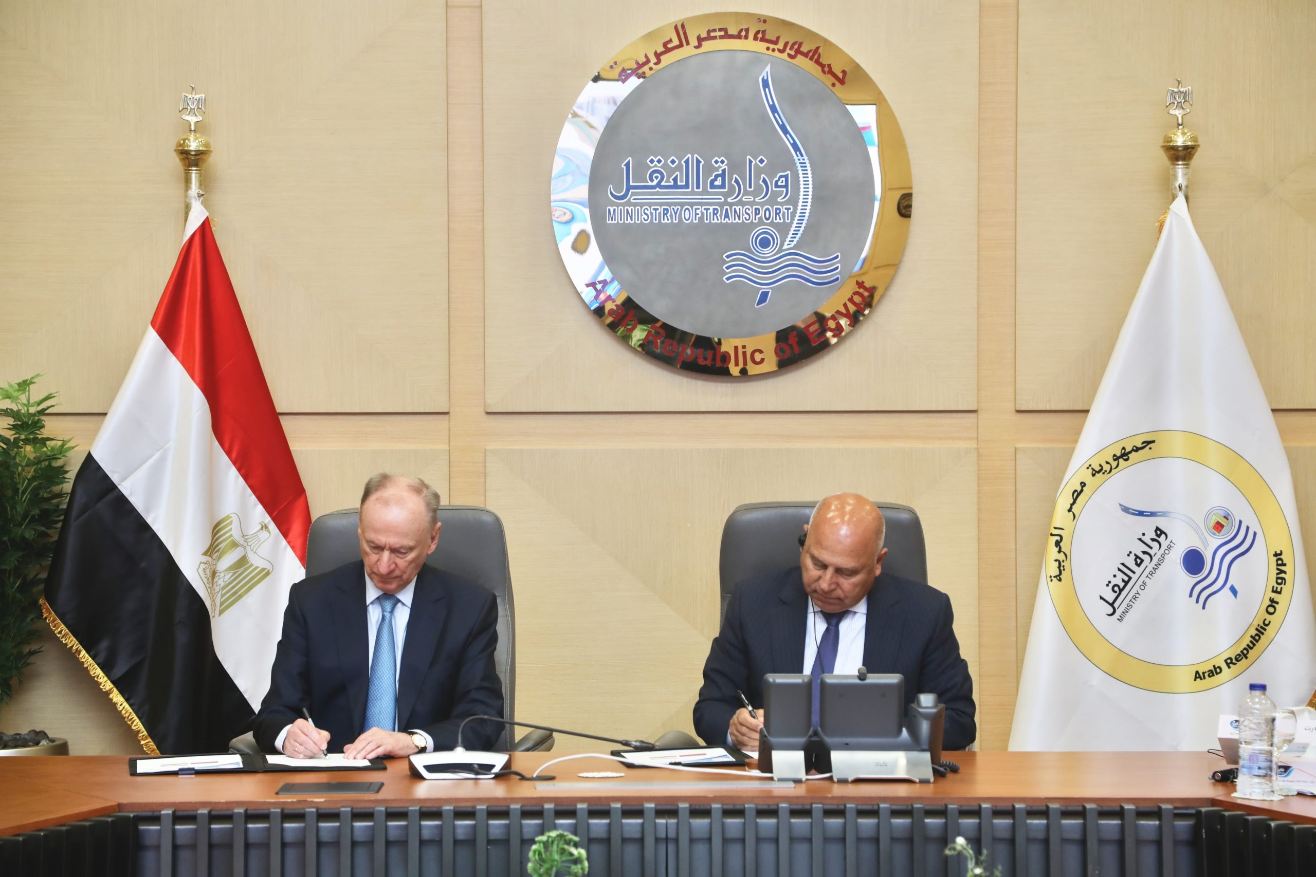 مباحثات مصرية روسية هامة لتعزيز التعاون في مجال النقل البحري التجاري