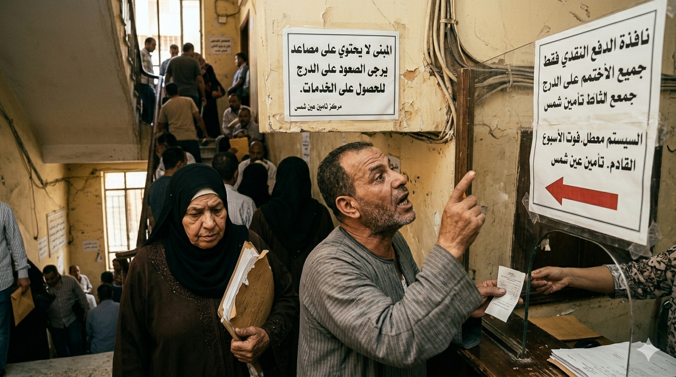 بين "السيستم واقع" و"سُلالم العذاب".. كبار السن في مصيدة تأمينات عين شمس