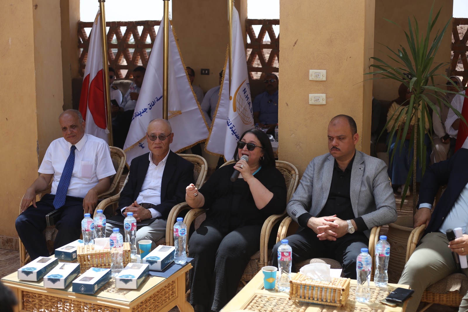 نائبة وزيرة التضامن الاجتماعي تفتتح مركز التدريب على تصنيع الألبان بمركز بلاط بمحافظة الوادي الجديد