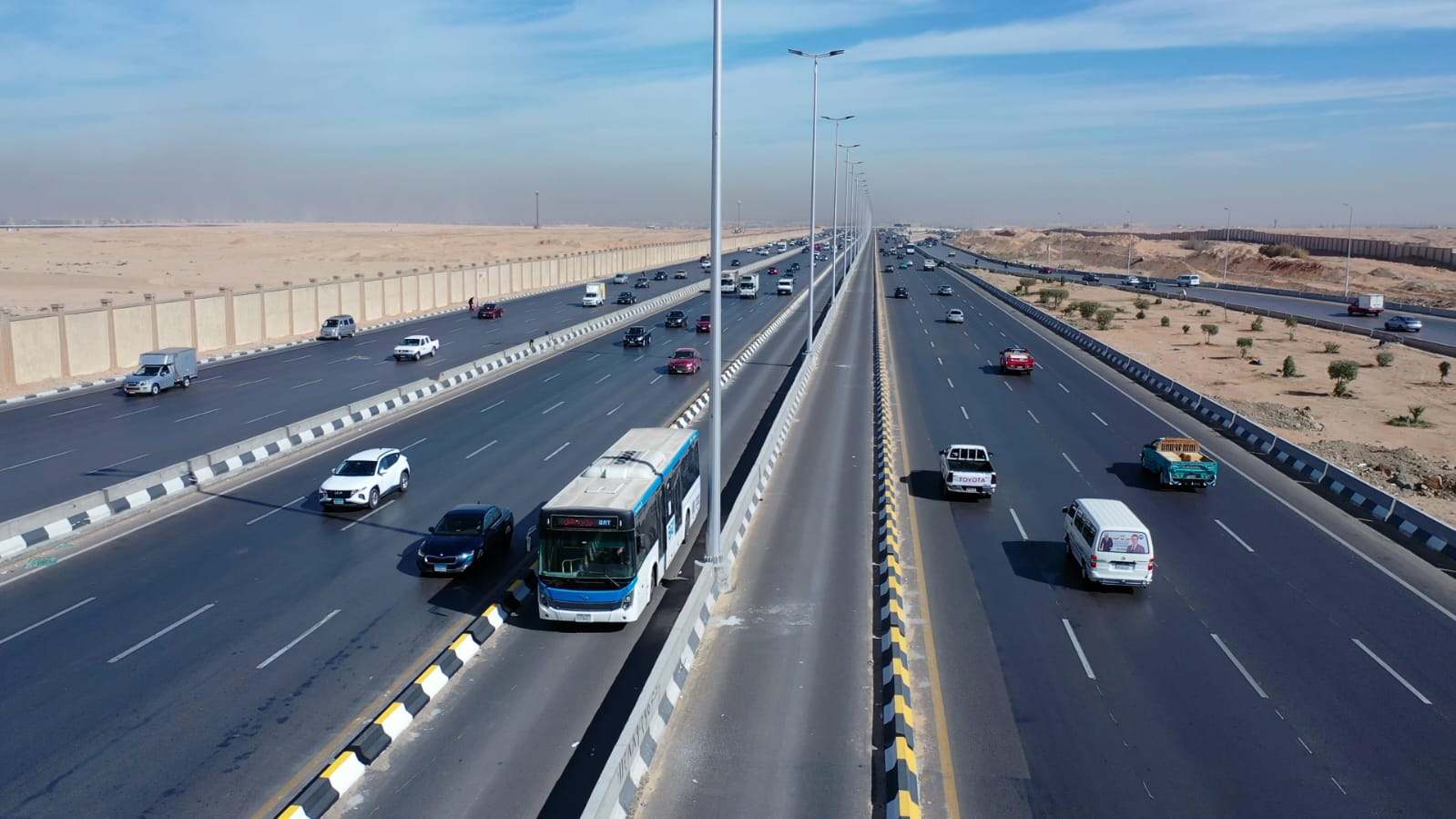 بدءا من غد..وزارة النقل تعلن تشغيل محطة الجولف  بالأوتوبيس الترددي BRT    =