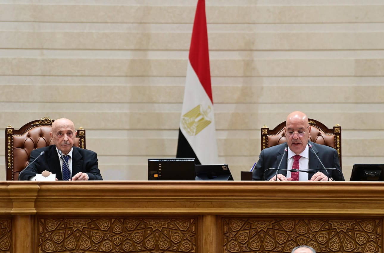 رئيس مجلس النواب المستشار هشام بدوي يرحب بعقيلة صالح ويؤكد: مصر داعمة لوحدة ليبيا واستقرارها