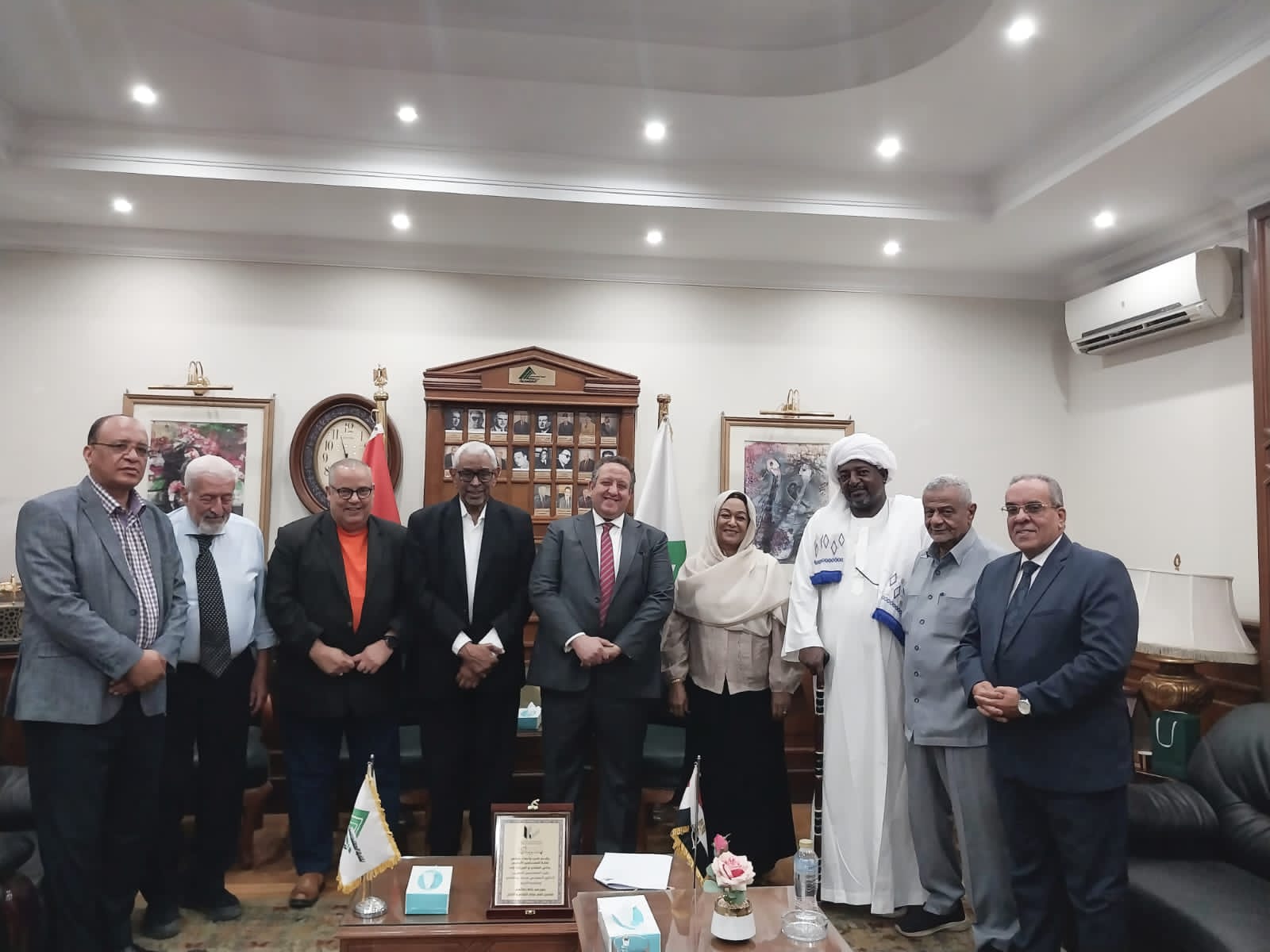 نقيب المهندسين يستقبل وفدًا هندسيًا سودانيًا لبحث تعزيز التعاون المشترك