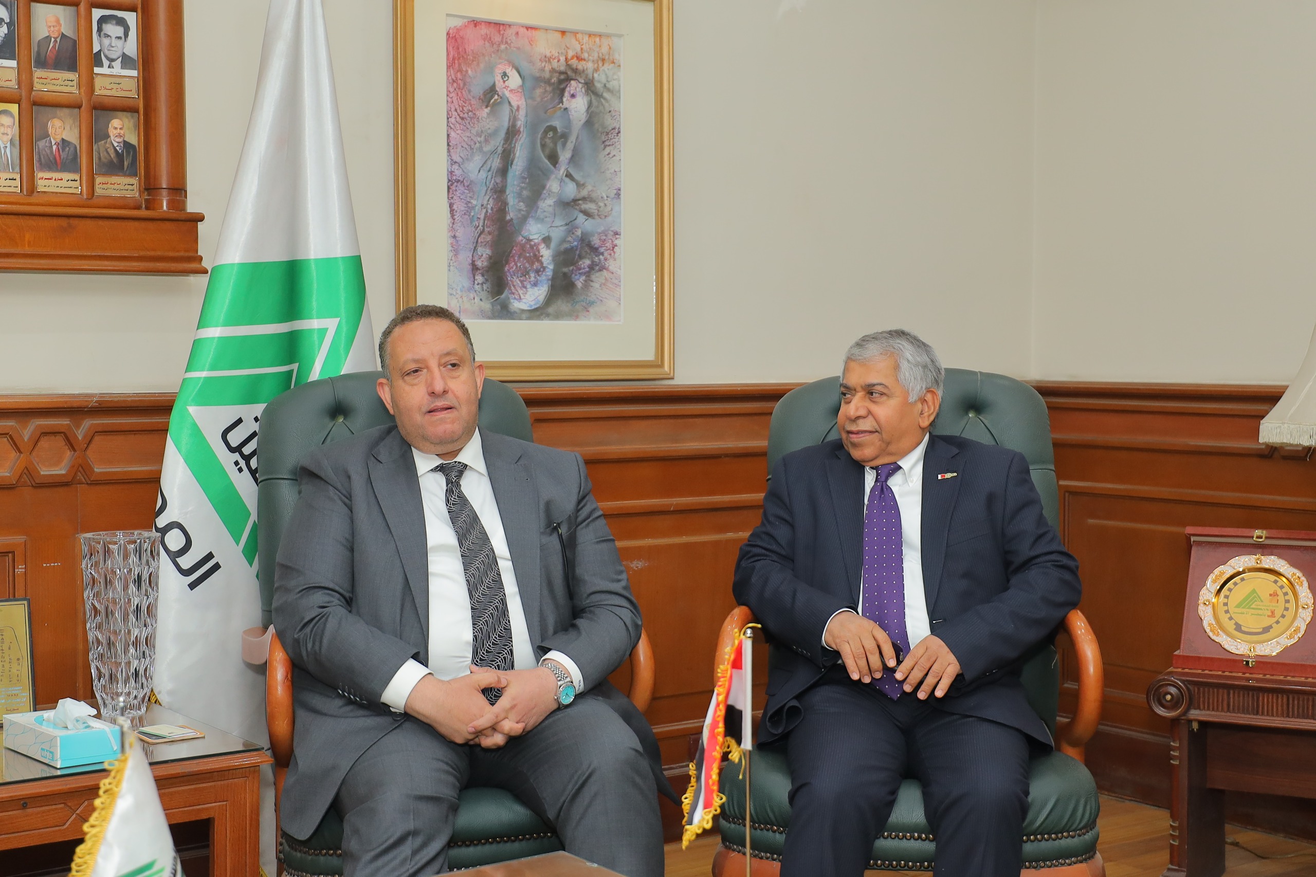 نقيب المهندسين يبحث مع جمعيتي المهندسين العمانية والبحرينية تطوير التدريب وفتح آفاق فرص عمل للمهندسين