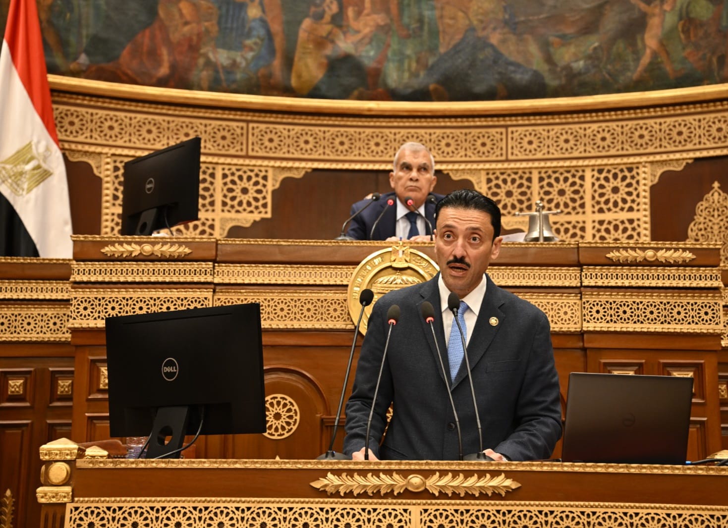 مجلس الشيوخ يناقش طلب النائب أحمد إدريس لاستيضاح خطة الحكومة لتوطين صناعة الدواء 